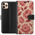 Miniatyrbillede 1 af 3: Apple iPhone 11 Pro Max Tegnebogsetui Roseblomst