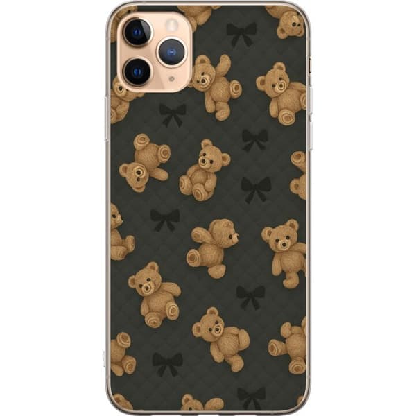Apple iPhone 11 Pro Max Gjennomsiktig deksel Teddy Klemmer