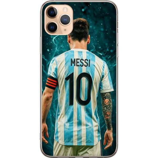 Apple iPhone 11 Pro Max Gjennomsiktig deksel Messi