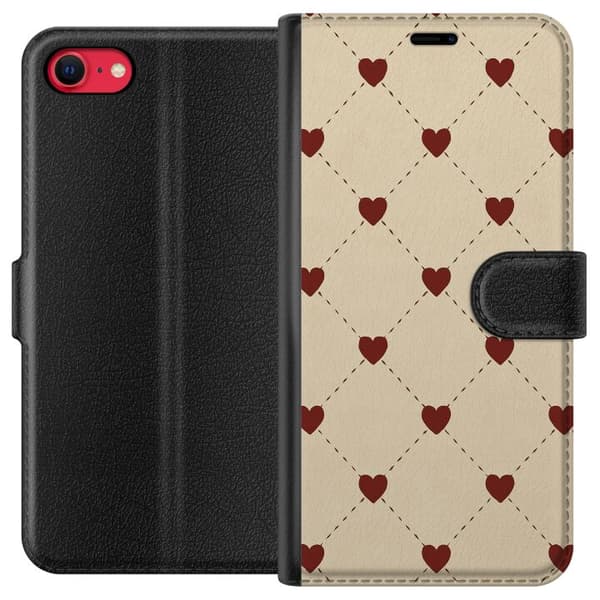 Apple iPhone 7 Lommeboketui Hjertegrind