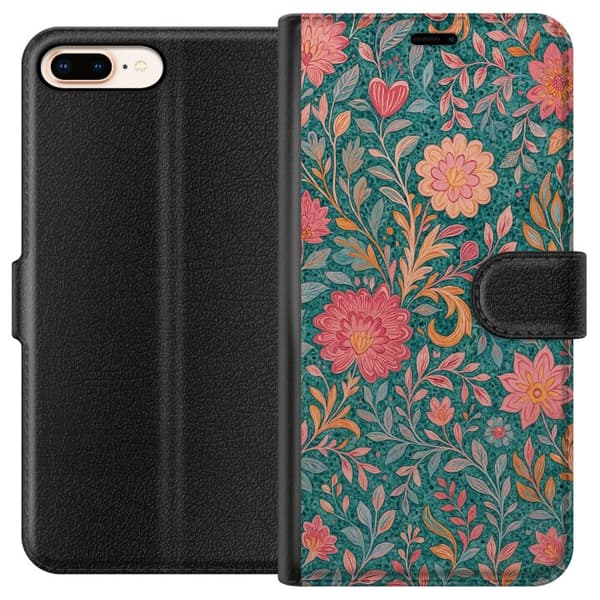 Apple iPhone 8 Plus Plånboksfodral Floral Dream