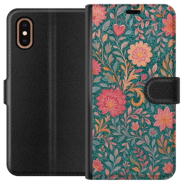 Apple iPhone XS Max Tegnebogsetui Floral Dream