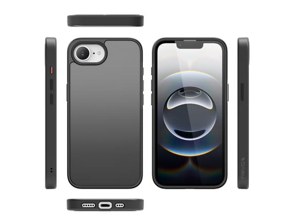 nevox 2501, Cover, Apple, iPhone 16e, 15.5 cm (6.1"), Black