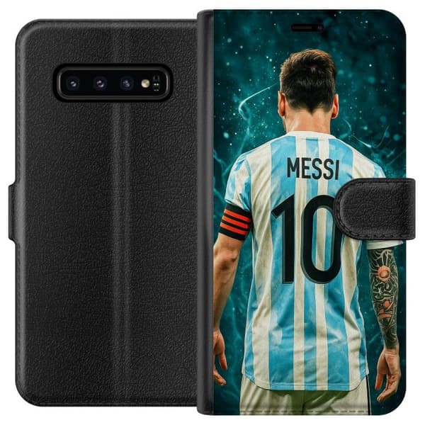 Samsung Galaxy S10 Lommeboketui Messi