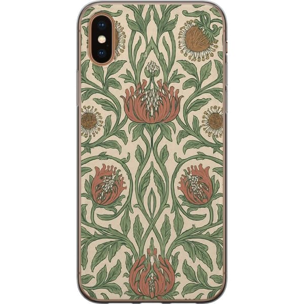 Apple iPhone XS Gjennomsiktig deksel Bladedetaljer