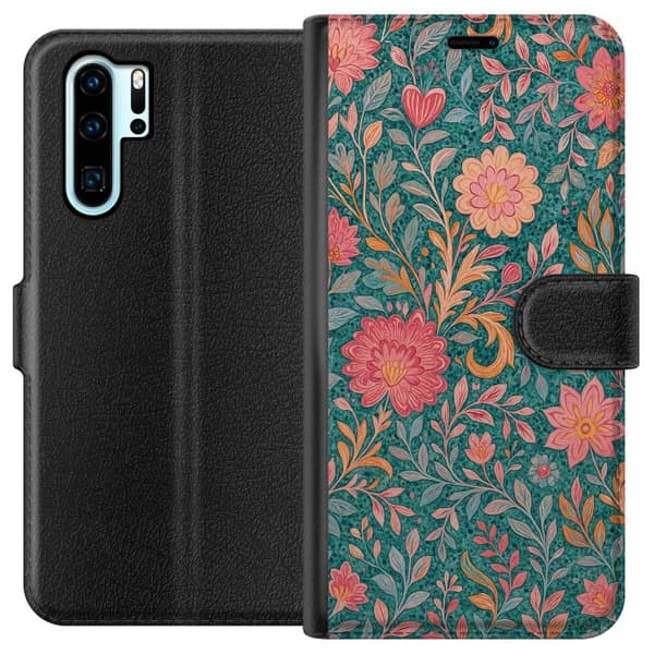 Huawei P30 Pro Tegnebogsetui Floral Dream