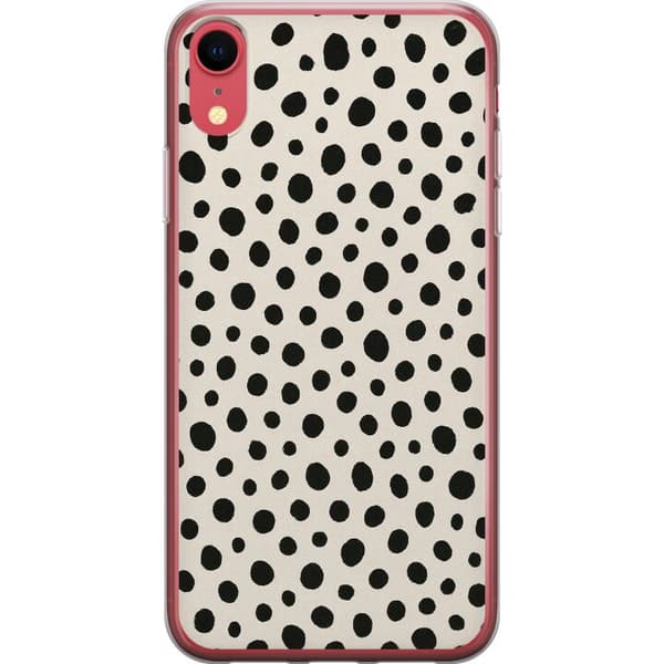 Apple iPhone XR Gennemsigtig cover Dot Dance