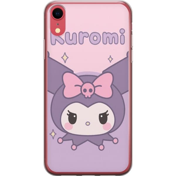 Apple iPhone XR Genomskinligt Skal Kuromi Kawaii