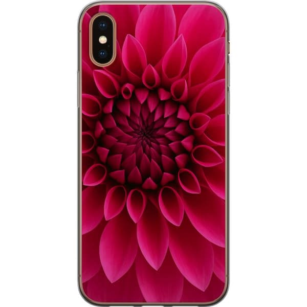 Apple iPhone X Genomskinligt Skal Rosecore