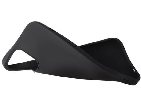 eSTUFF Infinite Vienna - Baksidesskydd för mobiltelefon - 100% recycled plastic - termoplastisk polyuretan (TPU) - svart - för Apple iPhone 16e