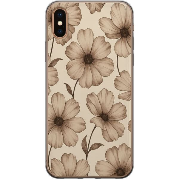 Apple iPhone XS Max Gennemsigtig cover Pastel Rush
