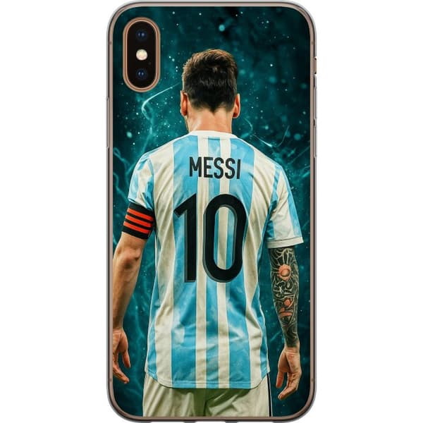Apple iPhone XS Max Gjennomsiktig deksel Messi
