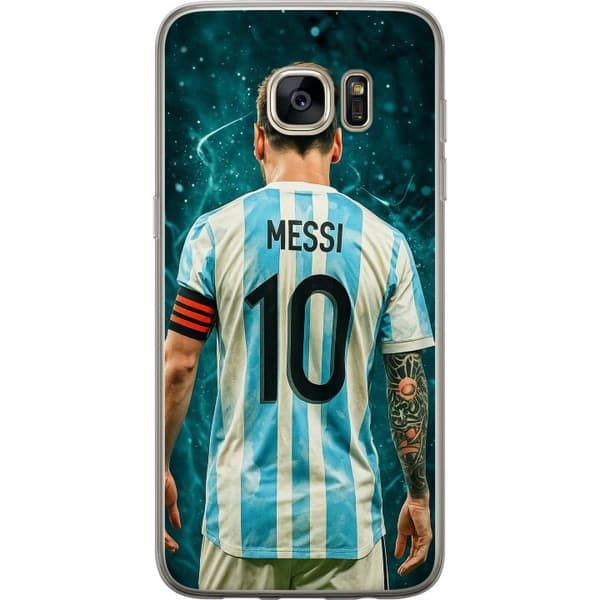 Samsung Galaxy S7 edge Gjennomsiktig deksel Messi