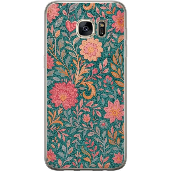 Samsung Galaxy S7 edge Gjennomsiktig deksel Floral Dream