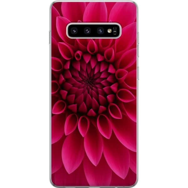Samsung Galaxy S10+ Läpinäkyvä kuori Rosecore