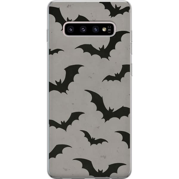 Samsung Galaxy S10+ Läpinäkyvä kuori Flutterprint
