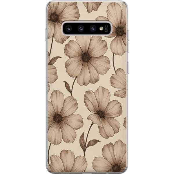Samsung Galaxy S10+ Läpinäkyvä kuori Pastel Rush