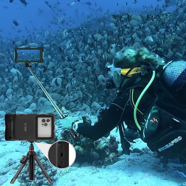 Tech-Protect Universala Vattentät Mobilväskor Diving - Svart