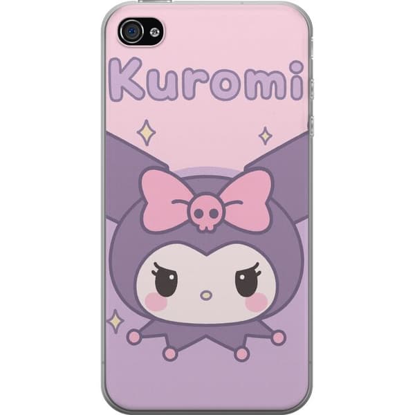 Apple iPhone 4 Läpinäkyvä kuori Kuromi Kawaii