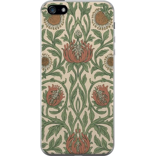 Apple iPhone 5 Gennemsigtig cover Blad Detaljer