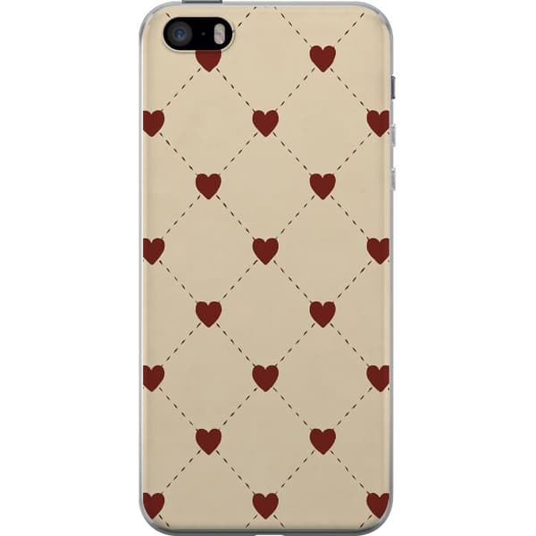 Apple iPhone 5s Gennemsigtig cover Hjertegitter