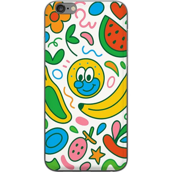 Apple iPhone 6s Plus Genomskinligt Skal Butterfly Veil