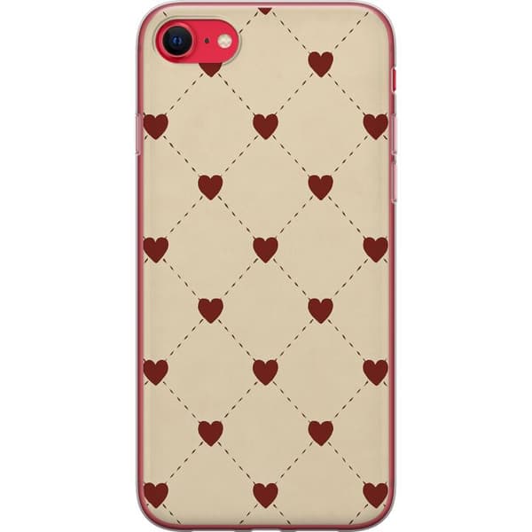 Apple iPhone 7 Gennemsigtig cover Hjertegitter