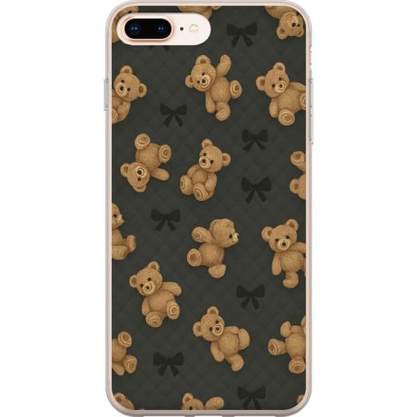 Apple iPhone 7 Plus Läpinäkyvä kuori Teddy Halauksia