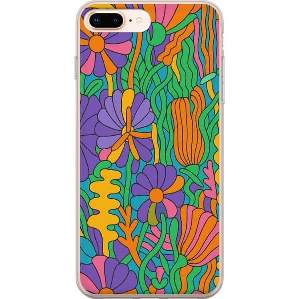 Apple iPhone 8 Plus Gennemsigtig cover Farveeksplosion