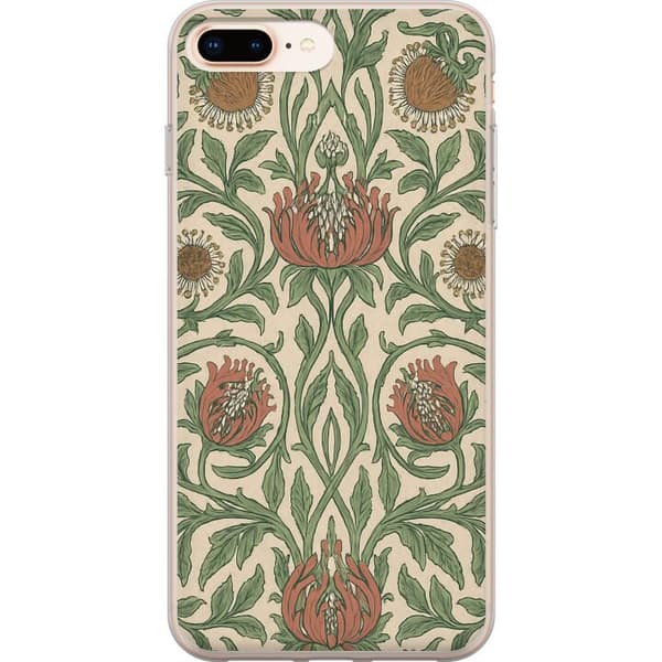 Apple iPhone 8 Plus Gennemsigtig cover Blad Detaljer