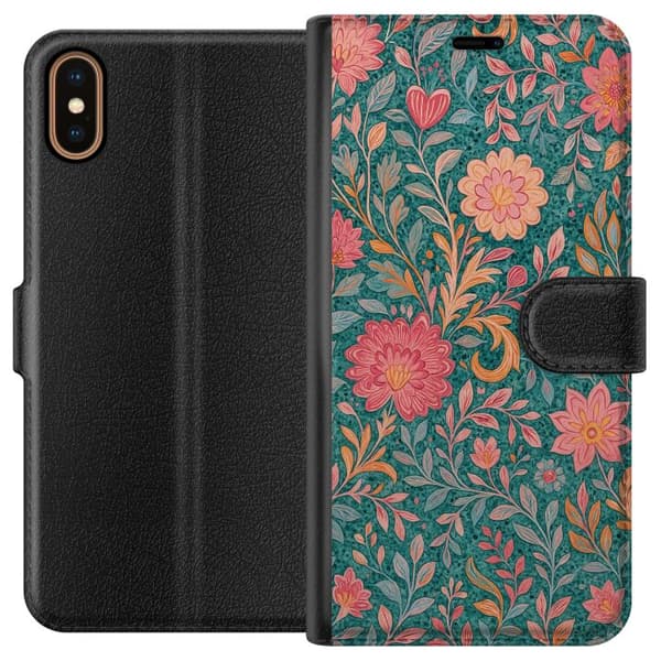 Apple iPhone XS Lommeboketui Floral Dream
