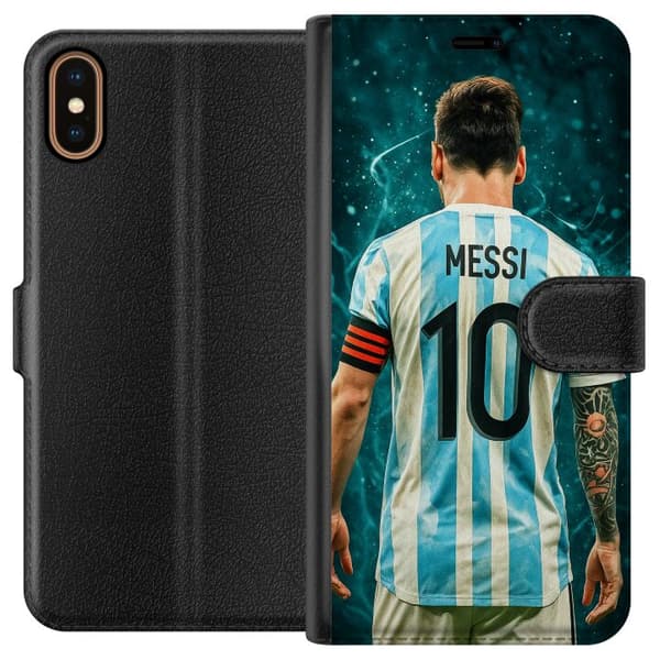 Apple iPhone XS Lommeboketui Messi