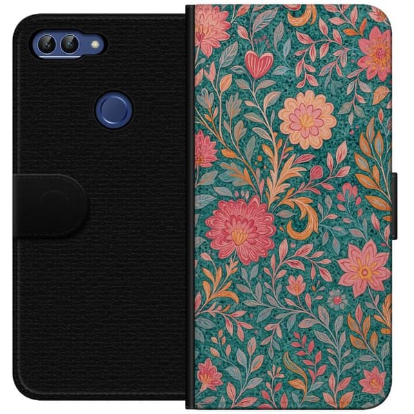 Huawei P smart Lompakkokotelo Floral Dream
