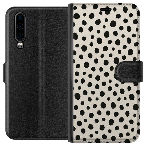 Huawei P30 Plånboksfodral Dot Dance