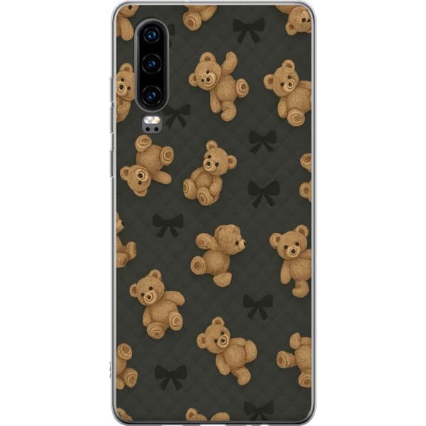 Huawei P30 Gjennomsiktig deksel Teddy Klemmer