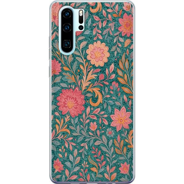 Huawei P30 Pro Genomskinligt Skal Floral Dream