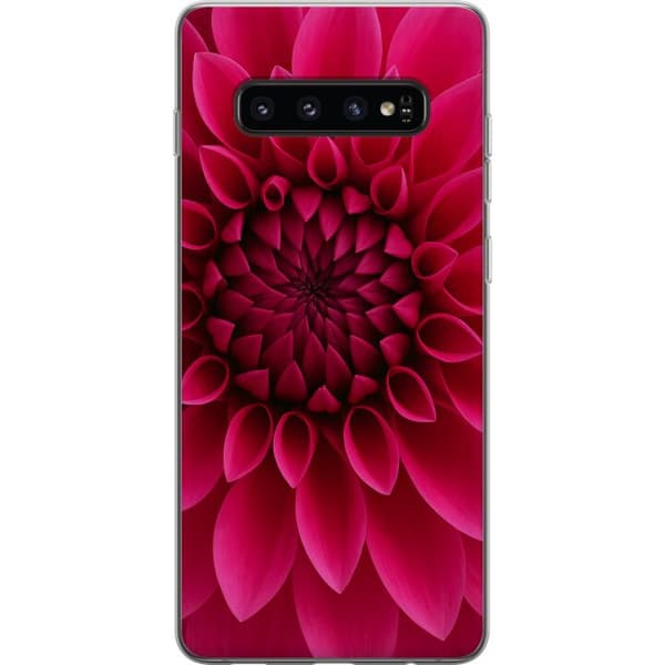Samsung Galaxy S10 Läpinäkyvä kuori Rosecore