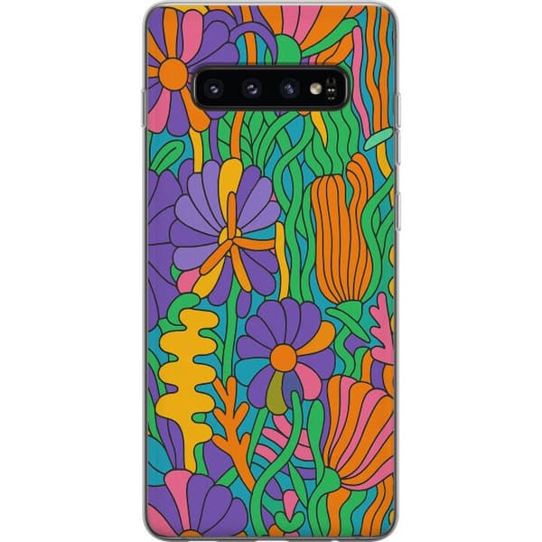 Samsung Galaxy S10 Gjennomsiktig deksel Color Pop