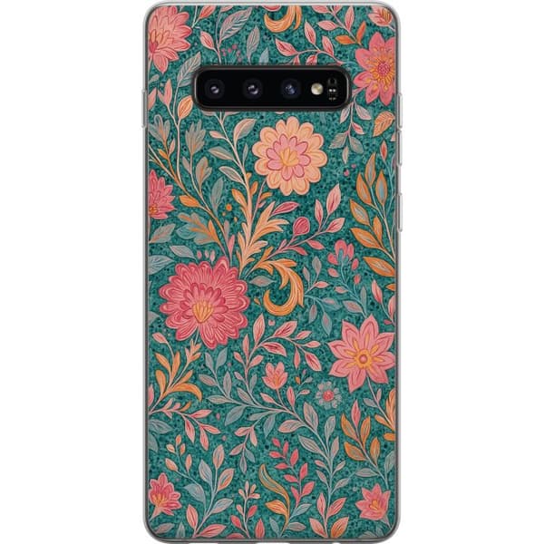 Samsung Galaxy S10 Gennemsigtig cover Floral Dream