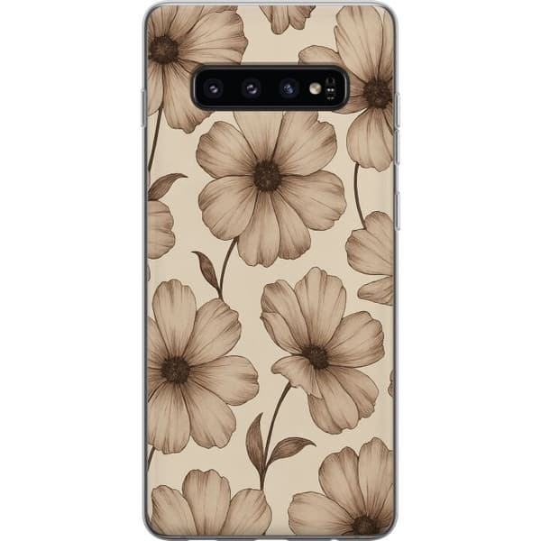 Samsung Galaxy S10 Gjennomsiktig deksel Pastel Rush