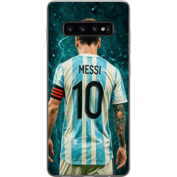 Samsung Galaxy S10 Gjennomsiktig deksel Messi