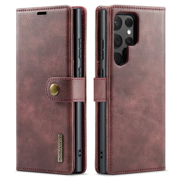 Samsung Galaxy S24 Ultra - Multifunktionellt Fodral i Läder