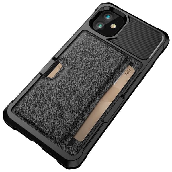 iPhone 12/12 Pro - Kortfodral med Greppvänlig & Fingeravtrycksresistent Yta