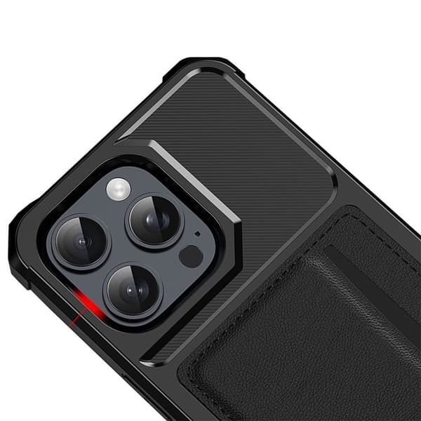 iPhone 12 Pro Max - Minimalistiskt Kortfodral med Fullt Skydd