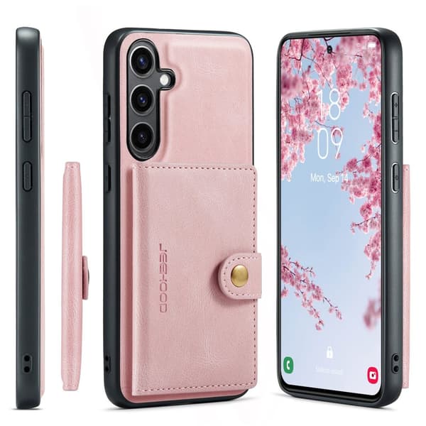 Samsung Galaxy S25 - Funktionellt skal med magnetisk korthållare