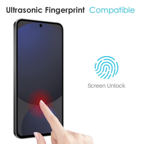 NORTHJO För Samsung Galaxy S25+ TPU Skal + Härdat Glas + Lins Skydd