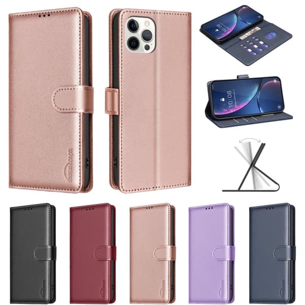 iPhone 11 Pro Max - Plånboksfodral med RFID-skydd och Magnetlås
