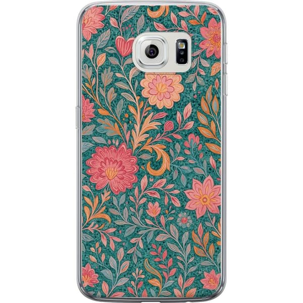 Samsung Galaxy S6 edge Gennemsigtig cover Floral Dream