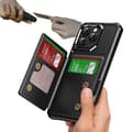 Miniatyrbild 4 av 11: iPhone 14 Pro Plånboksfodral - Slimmad Design med 4 Kortplatser