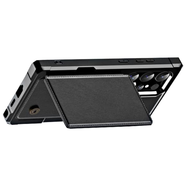 Samsung Galaxy S24 Ultra Plånboksfodral - Rymmer 4 Kort och Har Kickstand
